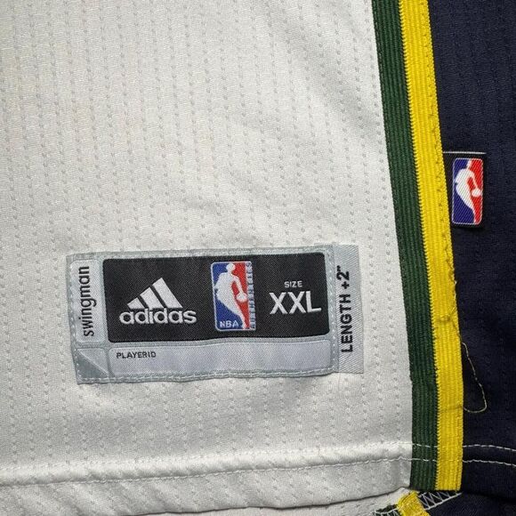 Adidas Men's NBA Utah Jazz 27 Gobert basketball jersey Sz XXL - Picture 3 of 4